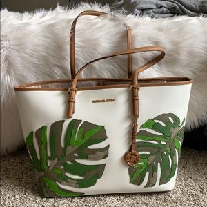 Michael Kors palm print bag - large
